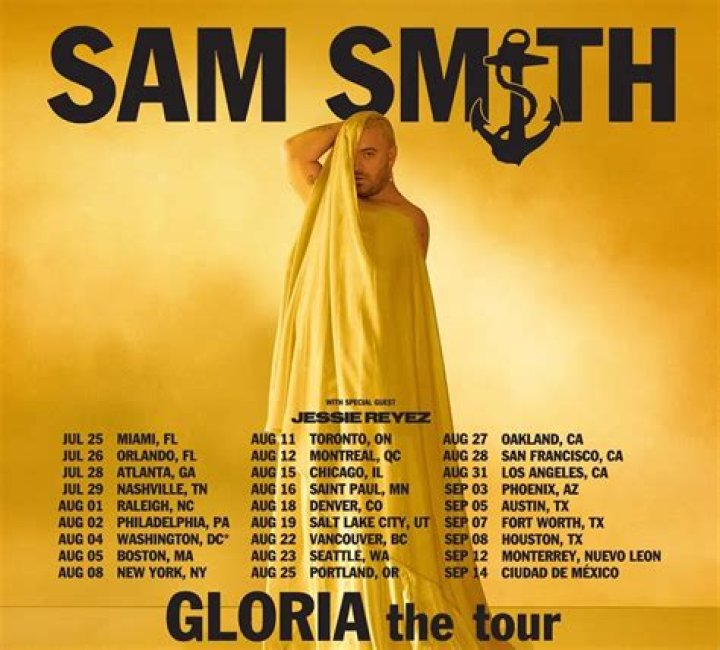 sam smith gloria tour